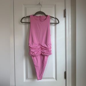 Riot Swim Jace One-Piece Moderate Coverage Bubblegum Pink Size Medium